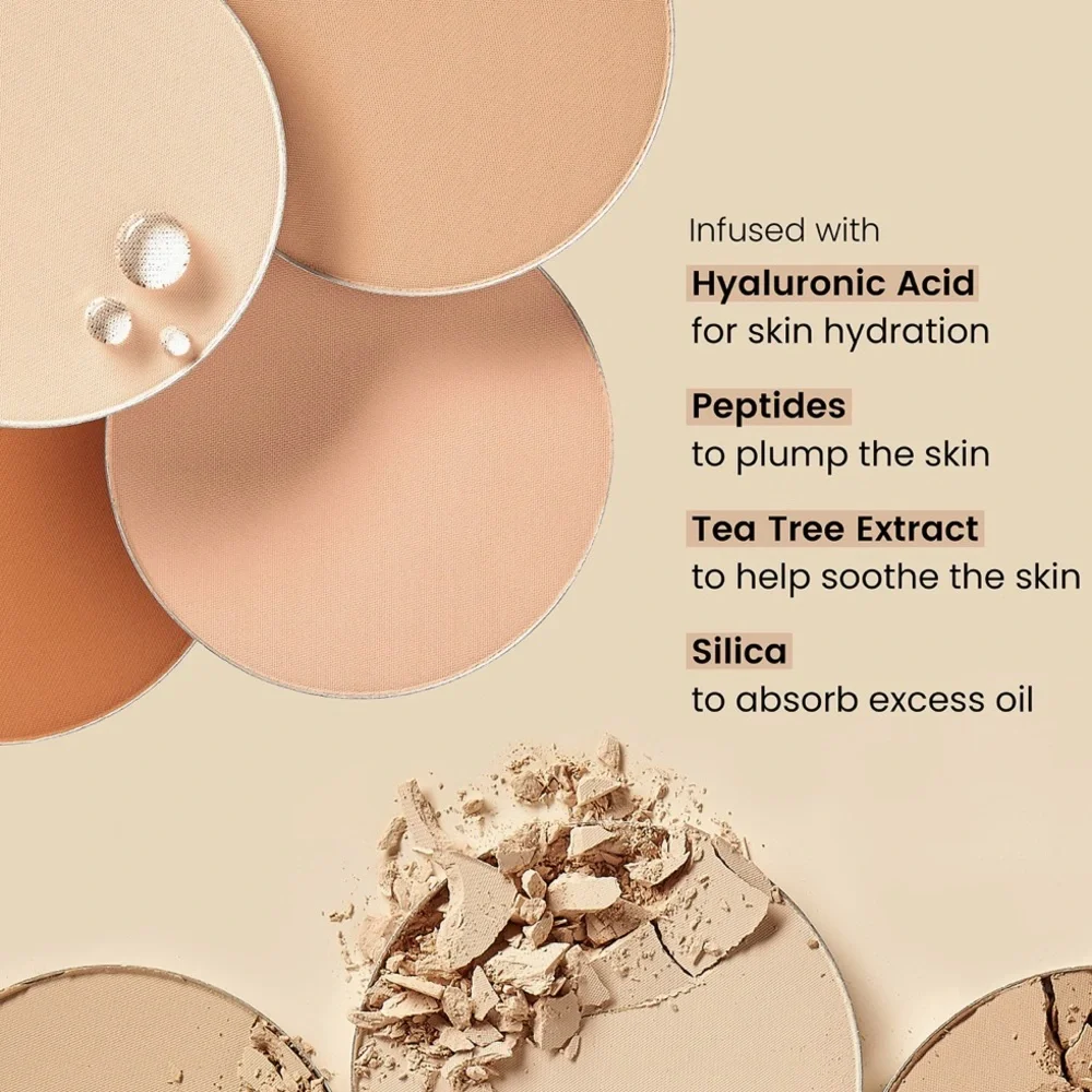 JOAH Perfect Complexion Cashmere Powder Foundation, Mc060 Medium Cool Undertones
